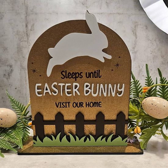 Picture of Easter Countdown in Brown